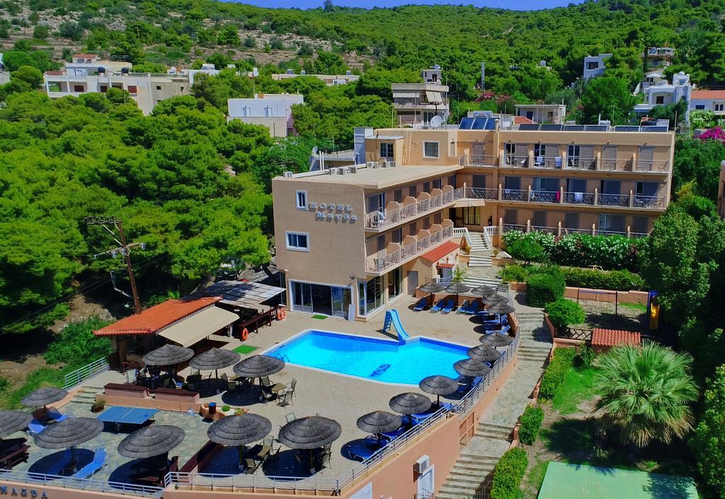 Hotel Magda Agia Marina  Экстерьер фото