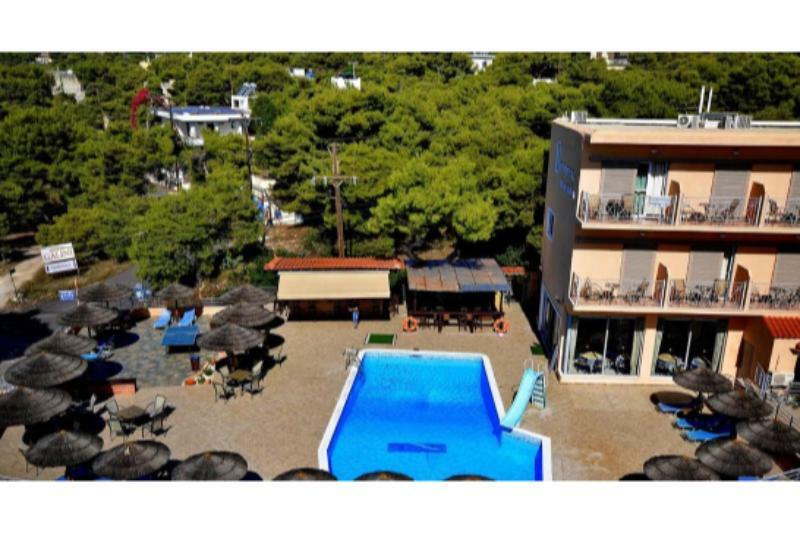 Hotel Magda Agia Marina  Экстерьер фото